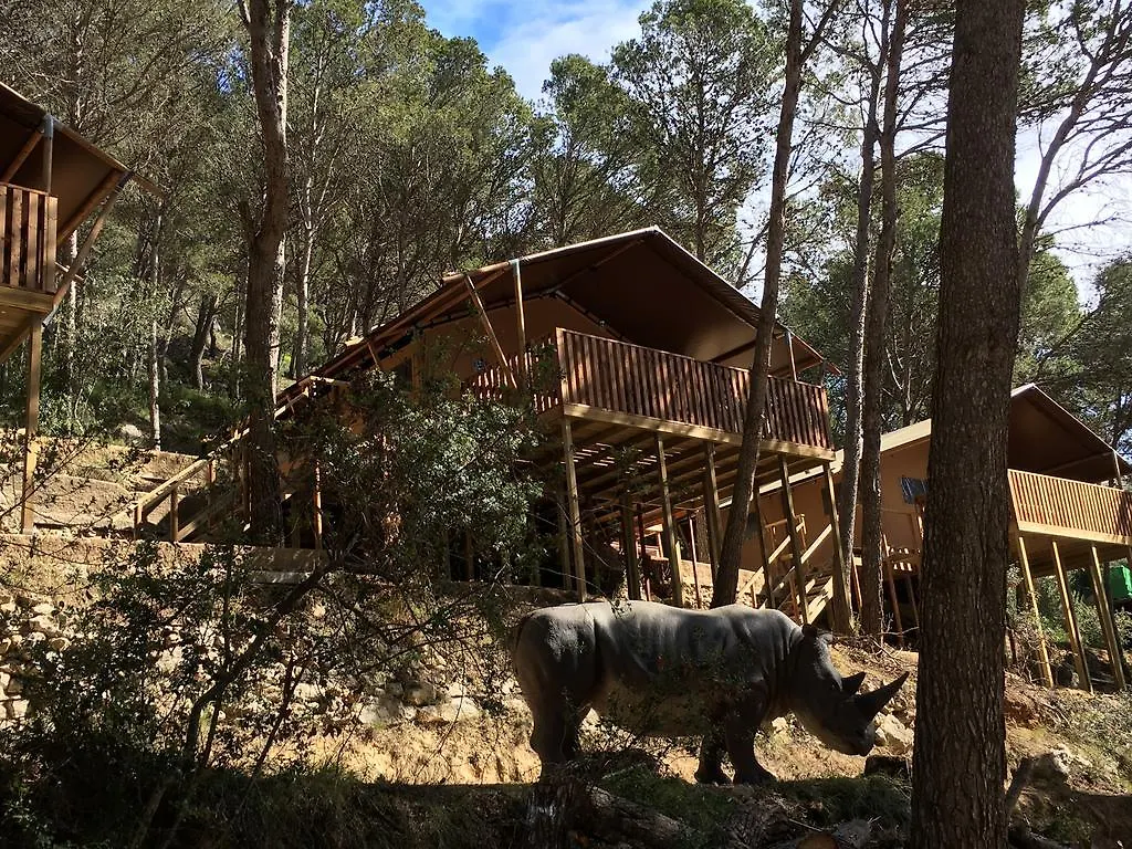 キャンプ場 Glamping Lodge Estartit レスタルティット