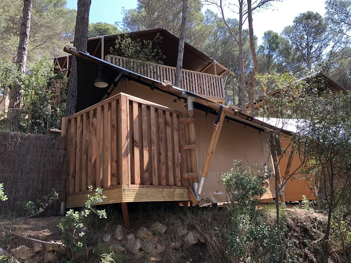 キャンプ場 Glamping Lodge Estartit レスタルティット